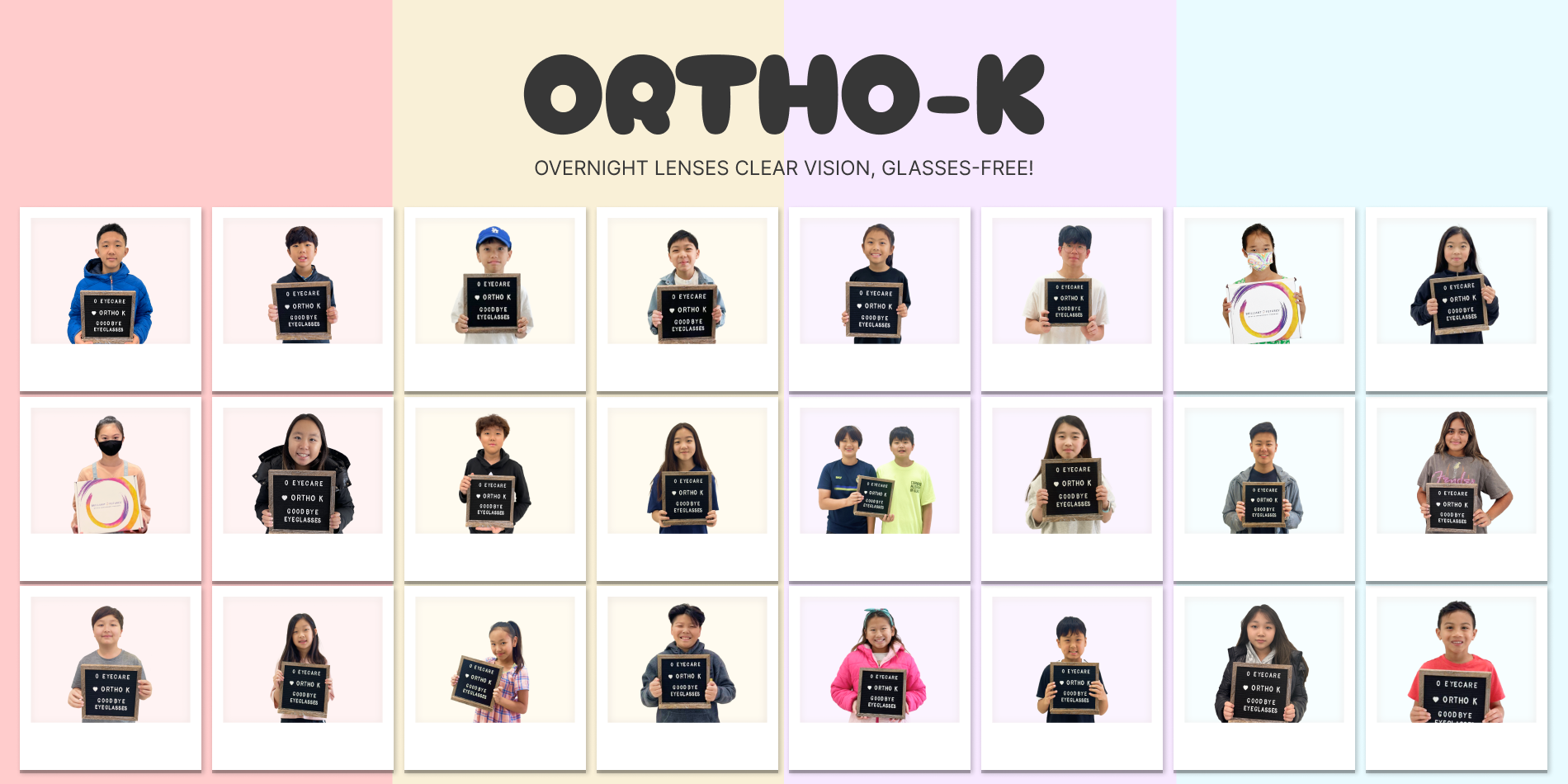 O Eyecare Ortho-K &mdash; overnight lenses, clear vision, glasses-free